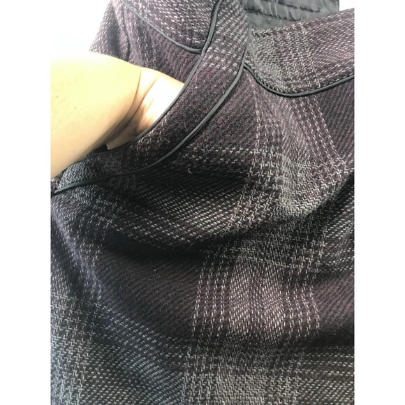 Ann Taylor Loft Wool Blend Lined Plaid Mini Skirt with Pockets Size 10 - Picture 2 of 13